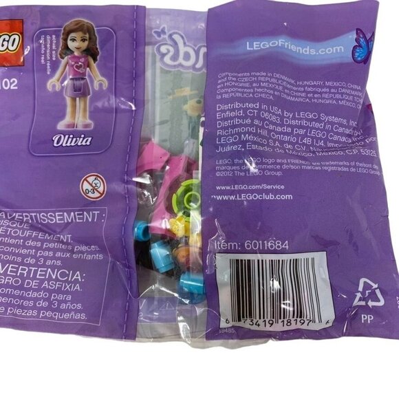 Lego Friends 30102 Olivia's Desk 2012 Retired NEW SEALED - Picture 3 of 4